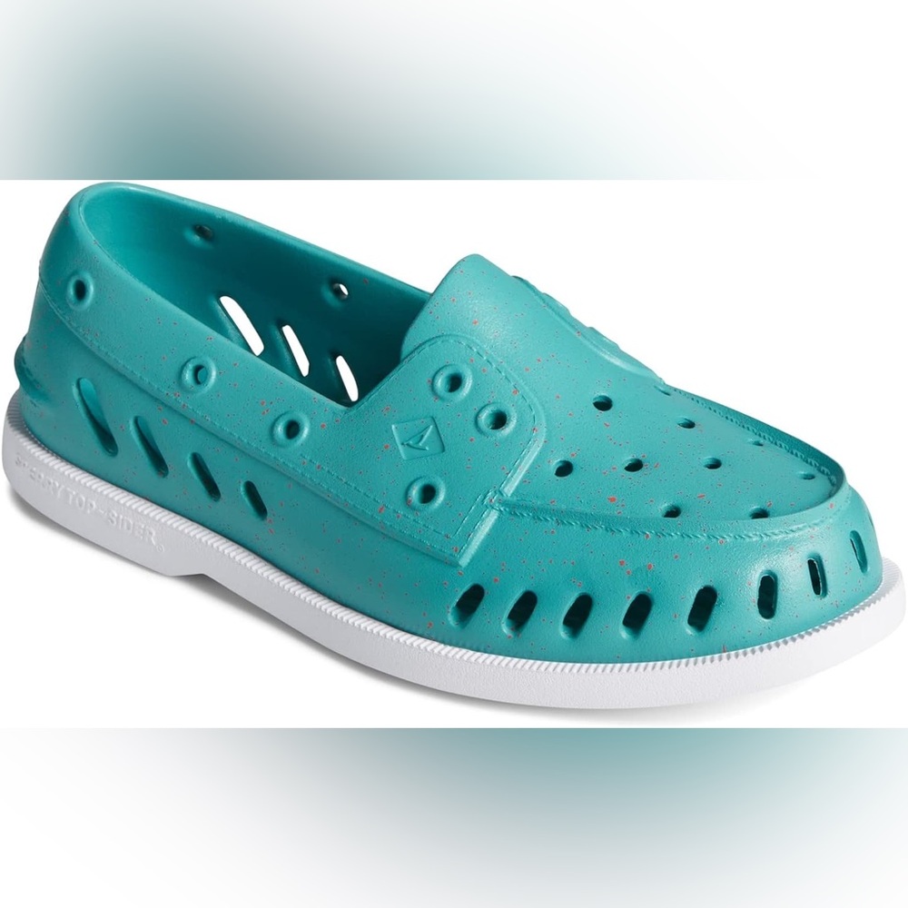 Sperry Top-Sider A/O Float Non-Marking Boat Shoes Speck Blue- Size W6/M4 Unisex